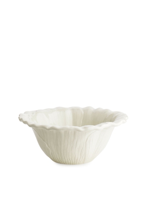 San Raphael Wild Flower Bowl 17 cm - White
