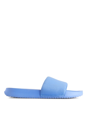 Soft Slide Sandals - Blue