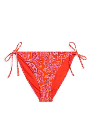 Tie Tanga Bikini Bottom - Orange