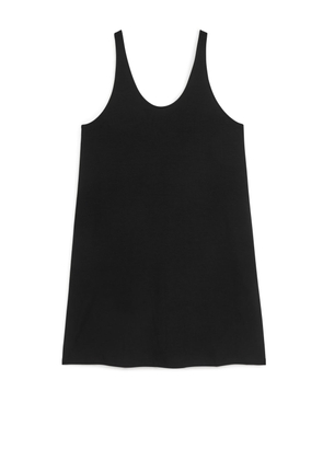 Jersey Tank Dress - Black
