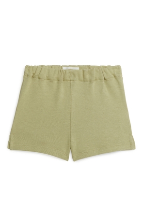 Cotton Terry Shorts - Yellow