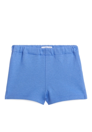 Cotton Terry Shorts - Blue