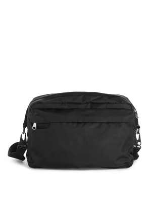 Nylon A4 Shoulder Bag - Black
