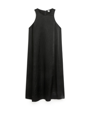 Satin Dress - Black
