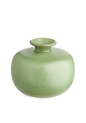 Terracotta Vase 9 cm - Green