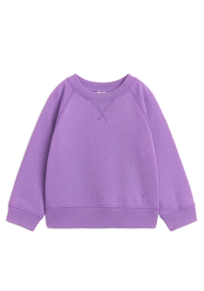Cotton Sweatshirt - Purple