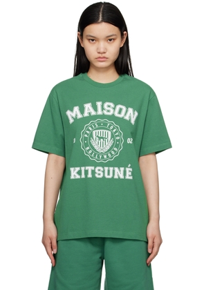 Maison Kitsuné Green Hotel Olympia Edition Varsity T-Shirt