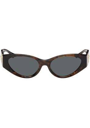 Versace Tortoiseshell Medusa Legend Cat-Eye Sunglasses
