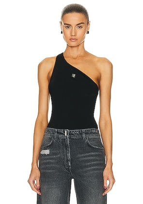 Givenchy One Shoulder Tank Top in Black - Black. Size L (also in ).