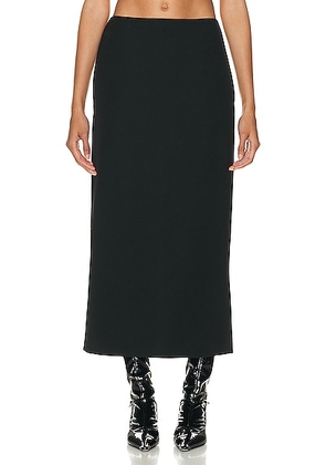 The Row Kassie Skirt in Black - Black. Size 6 (also in ).