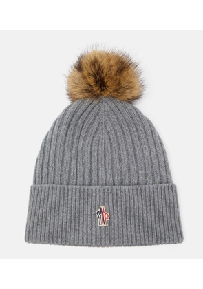 Moncler Grenoble Ribbed-knit cashmere and wool beanie