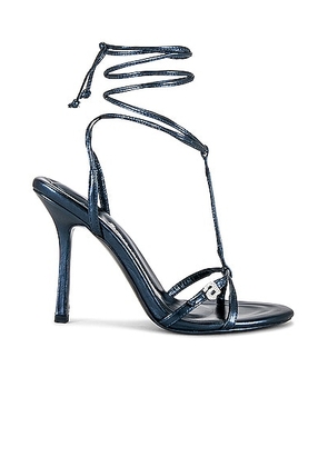 Alexander Wang Lucienne Sandal in Metallic Navy - Navy. Size 36.5 (also in 39.5).