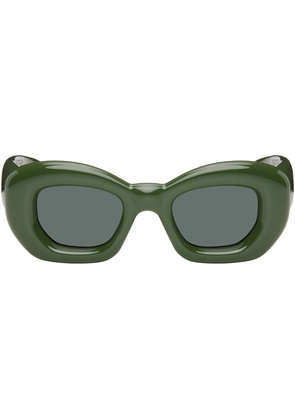 LOEWE Green Inflated Butterfly Sunglasses