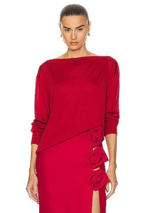 Valentino Cashmere Sweater in Rosso - Red. Size XS (also in ).