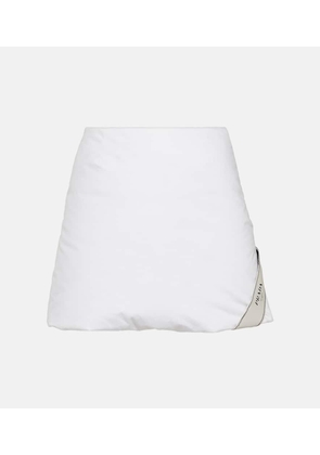 Prada Padded cotton miniskirt