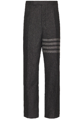 Thom Browne Low Rise Drop Crotch Backstrap Trouser in Dark Grey - Grey. Size 3 (also in ).