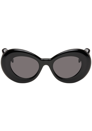 LOEWE Black Curvy Sunglasses