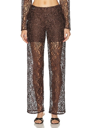 Saks Potts Trinity Pants in Pinecone - Brown. Size XS (also in ).