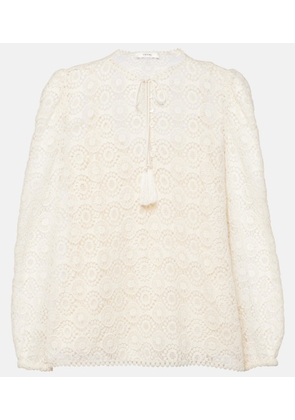 Frame Cotton lace blouse