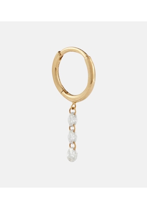 Persée Piercing Danaé 18kt gold single earring with diamonds
