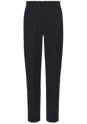 Norse Projects Ezra Relaxed Cotton Wool Twill Trouser in Dark Navy - Navy. Size L (also in XL/1X).