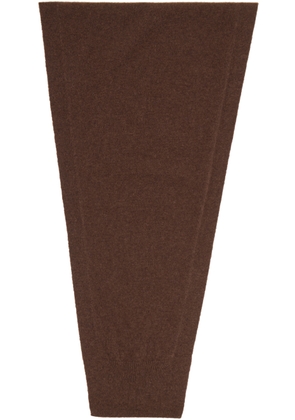 LEMAIRE Brown Wrap Scarf