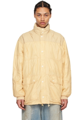 OUR LEGACY Yellow Exhaust Puffa Jacket