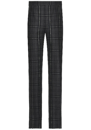 Thom Browne Fit 1 Backstrap Trouser in Charcoal - Charcoal. Size 2 (also in 3).