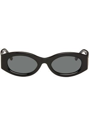 The Attico Black Linda Farrow Edition Berta Sunglasses