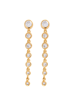Daphine Gloria 18kt Gold-plated Drop Earrings - Crystal