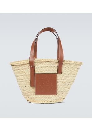 Loewe Leather-trimmed basket bag
