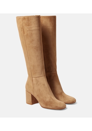 Gianvito Rossi Joelle suede knee-high boots