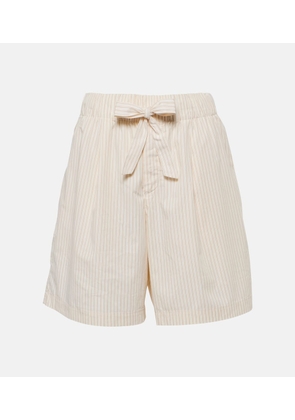 Birkenstock 1774 x Tekla striped cotton pajama shorts