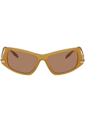 Burberry Orange Cat-Eye Sunglasses