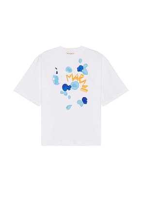 Marni T-Shirt in Lily White - White. Size 46 (also in 50, 52).