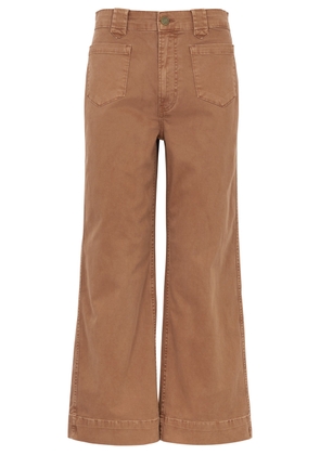 Frame Utility Cropped Straight-leg Jeans - Brown - 27 (W27 / UK8-10 / S)