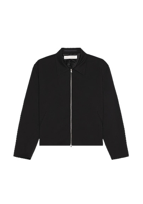 Our Legacy Mini Jacket in Black Worsted Wool - Black. Size 46 (also in ).