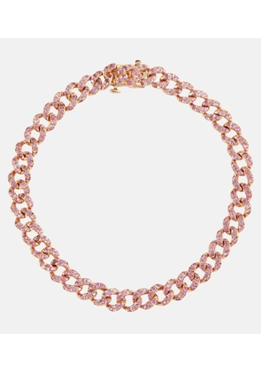 Shay Jewelry 18kt rose gold bracelet with sapphires and diamonds
