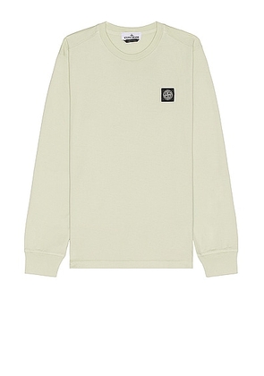Stone Island Longsleeve T-shirt in Pistachio - Sage. Size S (also in ).