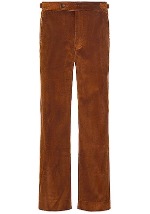 BODE Tobacco Corduroy Trousers in Tobacco - Brown. Size 34 (also in 36).