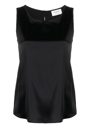 Wild Cashmere sleeveless silk-blend blouse - Black