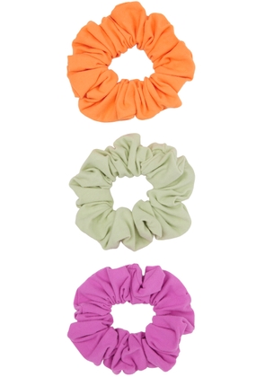 Gil Rodriguez Three-Pack Multicolor Classic Scrunchie Set