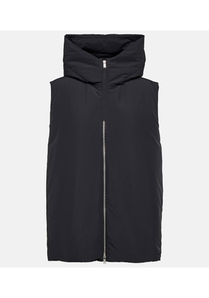 Jil Sander Oversized hooded down vest
