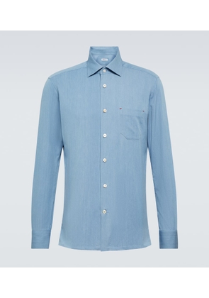 Kiton Cotton Oxford shirt