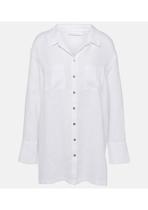 Heidi Klein White Bay linen shirt