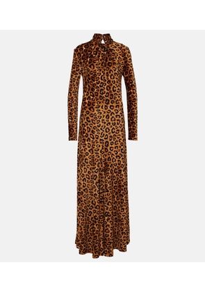 Rabanne Leopard-print maxi dress
