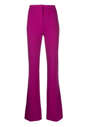 PINKO flared high-rise trousers - Purple