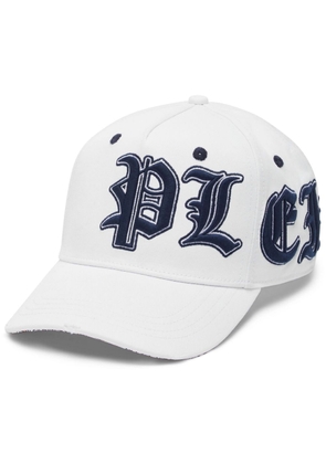 Philipp Plein logo-embroidered cotton cap - White