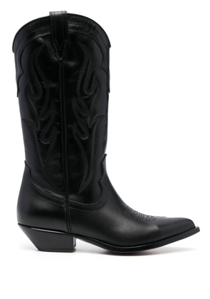 Sonora Santa Fe leather boots - Black