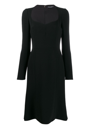 Dolce & Gabbana Cady midi dress - Black